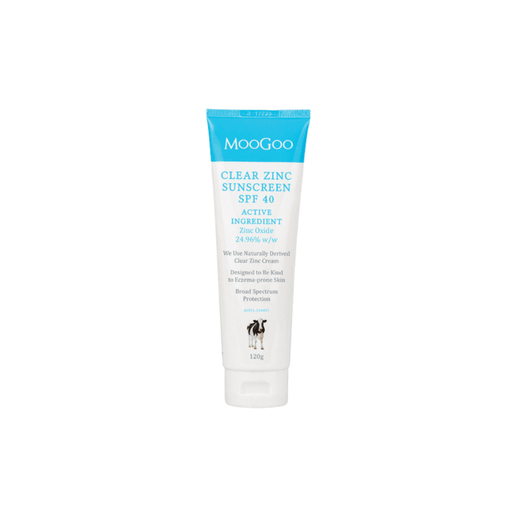 MooGoo Clear Zinc Sunscreen SPF 40