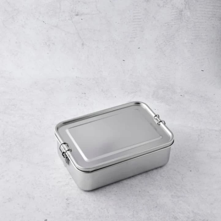 The Low Tox Project Extra Large Stainless Steel Lunch Box 2400ml