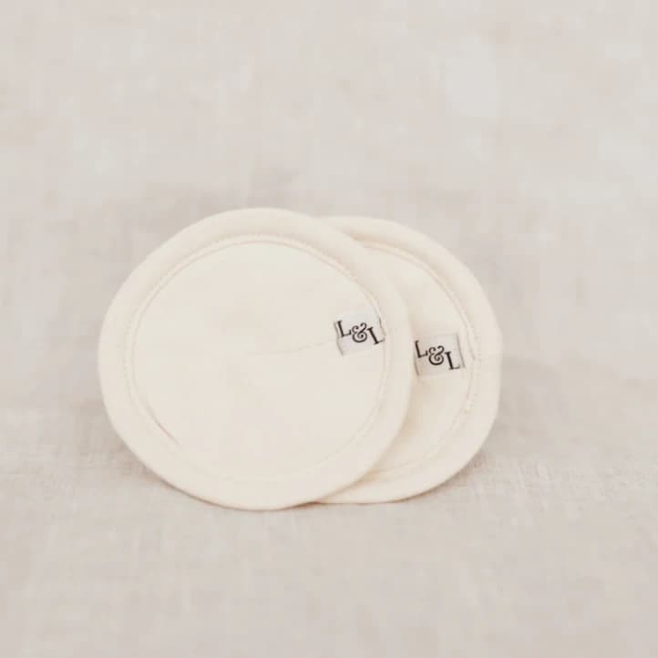 Labour and Love Reuseable Organic Cotton & Wool Breastpads